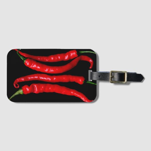 Étiquette À Bagage Four Red Chilies bc ltcna (Devant Horizontal)