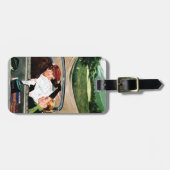 Étiquette À Bagage Fourchette dans la route (Devant horizontal)