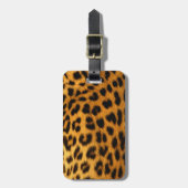 Étiquette À Bagage Fourrure de Jaguar (Devant Vertical)