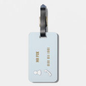 Étiquette À Bagage Fox (Dos Vertical)