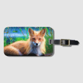 Étiquette À Bagage Fox (Devant Horizontal)