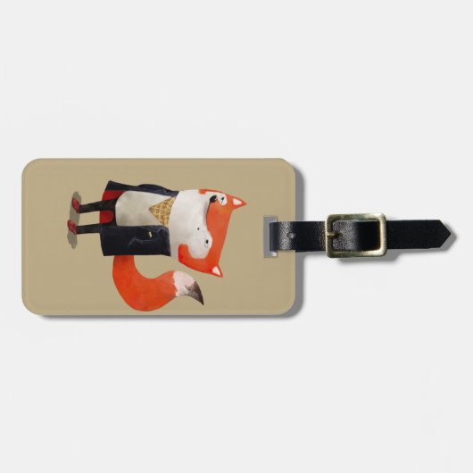 Étiquette À Bagage Fox de Smart (Devant horizontal)