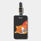 Étiquette À Bagage Fox génial frais (Devant Vertical)