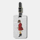 Étiquette À Bagage Fox Hunter 1 2 (Devant Vertical)