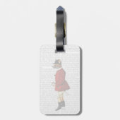 Étiquette À Bagage Fox Hunter 1 2 (Dos Vertical)