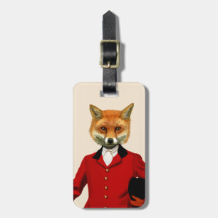 Étiquette À Bagage Fox Hunter 2 Portrait 2