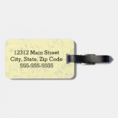 Étiquette À Bagage Fox mignon de bébé de région boisée (Dos horizontal)