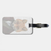 Étiquette À Bagage Fox Portrait 2 (Dos horizontal)