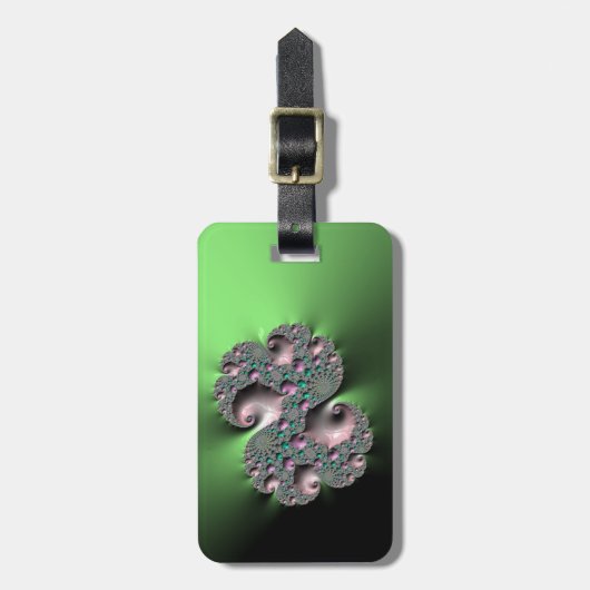 Étiquette À Bagage Fractal3 (Devant Vertical)