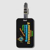 Étiquette À Bagage Franc-maçonnerie (Devant Vertical)