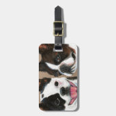 Étiquette À Bagage Français (Devant Vertical)