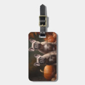 Étiquette À Bagage Français Chien Chien Chien Chien Chien Puppy Autom (Devant Vertical)