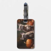 Étiquette À Bagage Français Chien Chien Chien Chien Chien Puppy Autom (Dos Vertical)