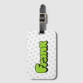 Étiquette À Bagage Frank (Devant Vertical)