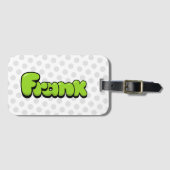 Étiquette À Bagage Frank (Devant Horizontal)