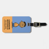 Étiquette À Bagage Franklin Smiling (Devant horizontal)