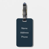 Étiquette À Bagage Frapper la route ouverte 4 (Dos Vertical)