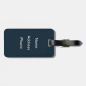 Étiquette À Bagage Frapper la route ouverte 4 (Dos horizontal)