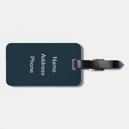 Étiquette À Bagage Frapper la route ouverte 4 (Dos horizontal)