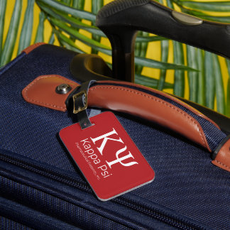 Étiquette À Bagage Fraternité pharmaceutique Kappa Psi