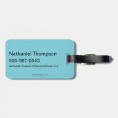 Étiquette À Bagage Fred Flintstone Yabba-Dabba Doo ! (Dos horizontal)