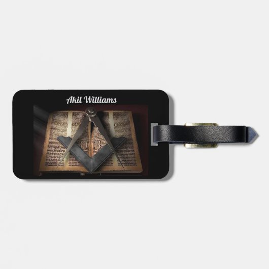 Étiquette À Bagage Freemason (Dos horizontal)