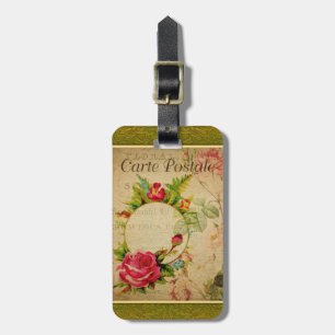 Étiquette À Bagage French Postcard Luggage Tag