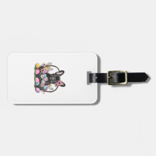 Étiquette À Bagage Frenchie Dog Pâques Frenchie Dog Œufs Dessin T-Sh