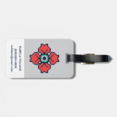 Étiquette À Bagage Frida Kahlo| Calavera (Dos horizontal)