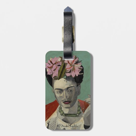 Étiquette À Bagage Frida Kahlo par Garcia Villegas (Dos Vertical)