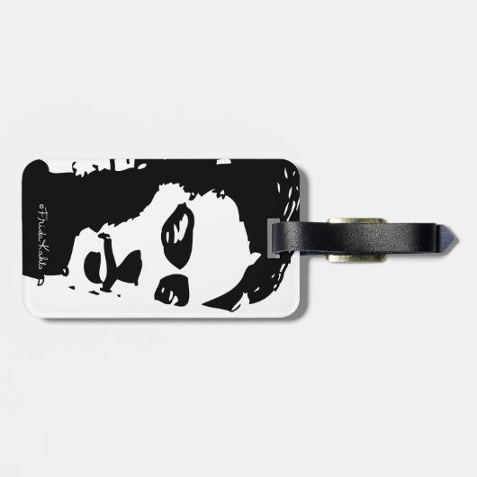 Étiquette À Bagage Frida Shadow Portrait (Dos horizontal)