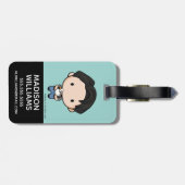 Étiquette À Bagage FRIENDS™| Joey Chibi (Dos horizontal)