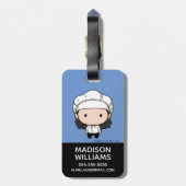 Étiquette À Bagage FRIENDS™| Monica Chibi (Dos Vertical)