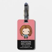 Étiquette À Bagage FRIENDS™| Rachel Chibi (Dos Vertical)