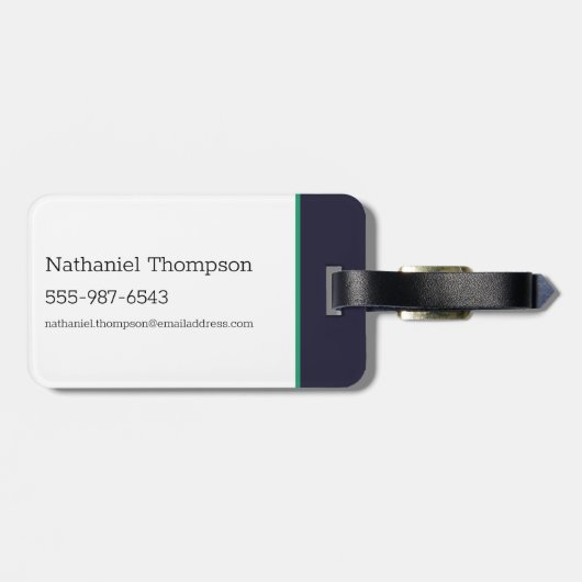 Étiquette À Bagage FRODO™ Leaving THE SHIRE™ Silhouette (Dos horizontal)