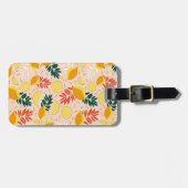 Étiquette À Bagage Fruit de citron d'été frais (Devant horizontal)