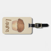 Étiquette À Bagage Fruit Fraîche Croustillant Muffin Vente de pain Fo (Devant horizontal)