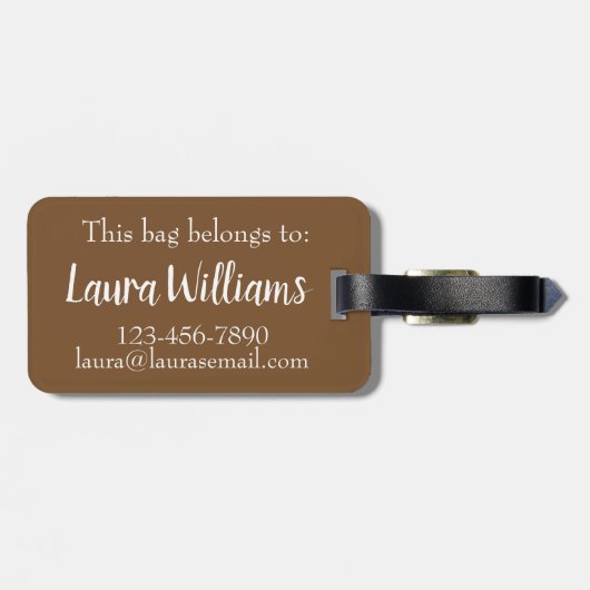 Étiquette À Bagage Fruit Fraîche Croustillant Muffin Vente de pain Fo (Dos horizontal)