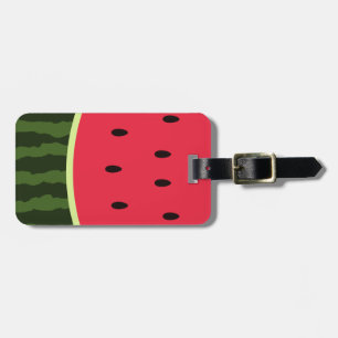 Étiquette À Bagage Fruit mignon de pastèque de Kawaii