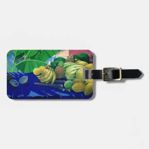 Étiquette À Bagage Fruit tropical