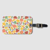 Étiquette À Bagage Fruits d'été (Devant Horizontal)