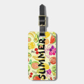 Étiquette À Bagage Fruits d'été (Devant Vertical)
