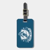 Étiquette À Bagage Full Send University Skiing (Devant Vertical)