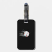 Étiquette À Bagage Fumer le baseball chaud (Dos Vertical)