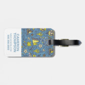 Étiquette À Bagage Fun de voyage (Dos horizontal)