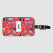 Étiquette À Bagage Fun Wizard of Oz on red children's design (Devant Horizontal)