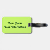 Étiquette À Bagage Funky Irlandais en colère (Dos horizontal)