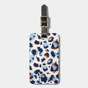 Étiquette À Bagage Funky Leopard Motif zoo animal art animal