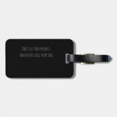 Étiquette À Bagage Funky Psychedelic Guitare Pop Art instrument de mu (Dos horizontal)