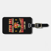 Étiquette À Bagage Funny Chili Aimant Firefighter À La Recherche De L (Devant horizontal)